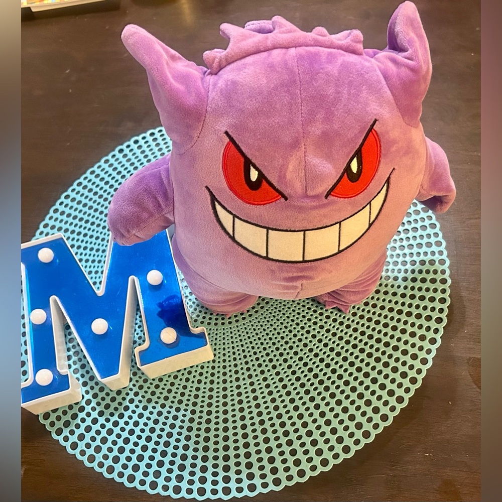 Gengar Pokemon Stuffed 12" Plush Pokémon; Pre-Owned